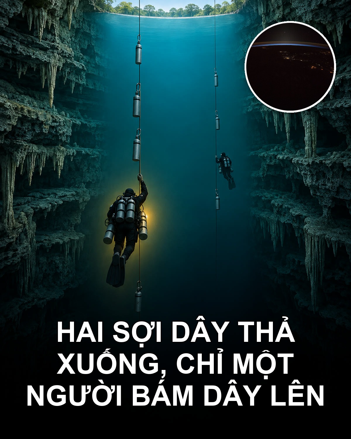 Sợi dây kéo ông lên sau 3 ngày
