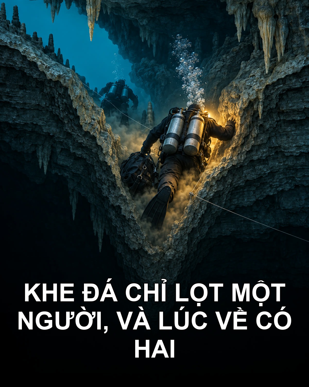 Ở Bossi, đường thoát bắt đầu bằng một lần đi xuống