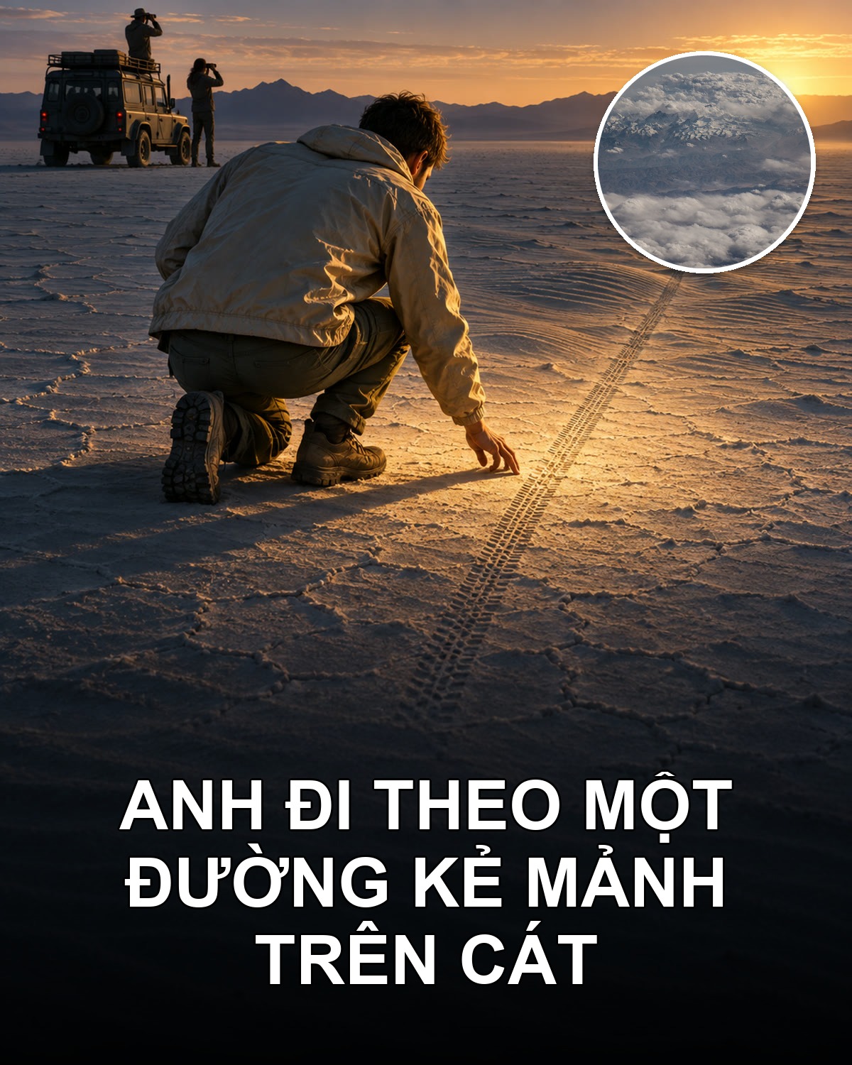 Vệt lốp xe đạp rộng bằng hai đốt ngón tay