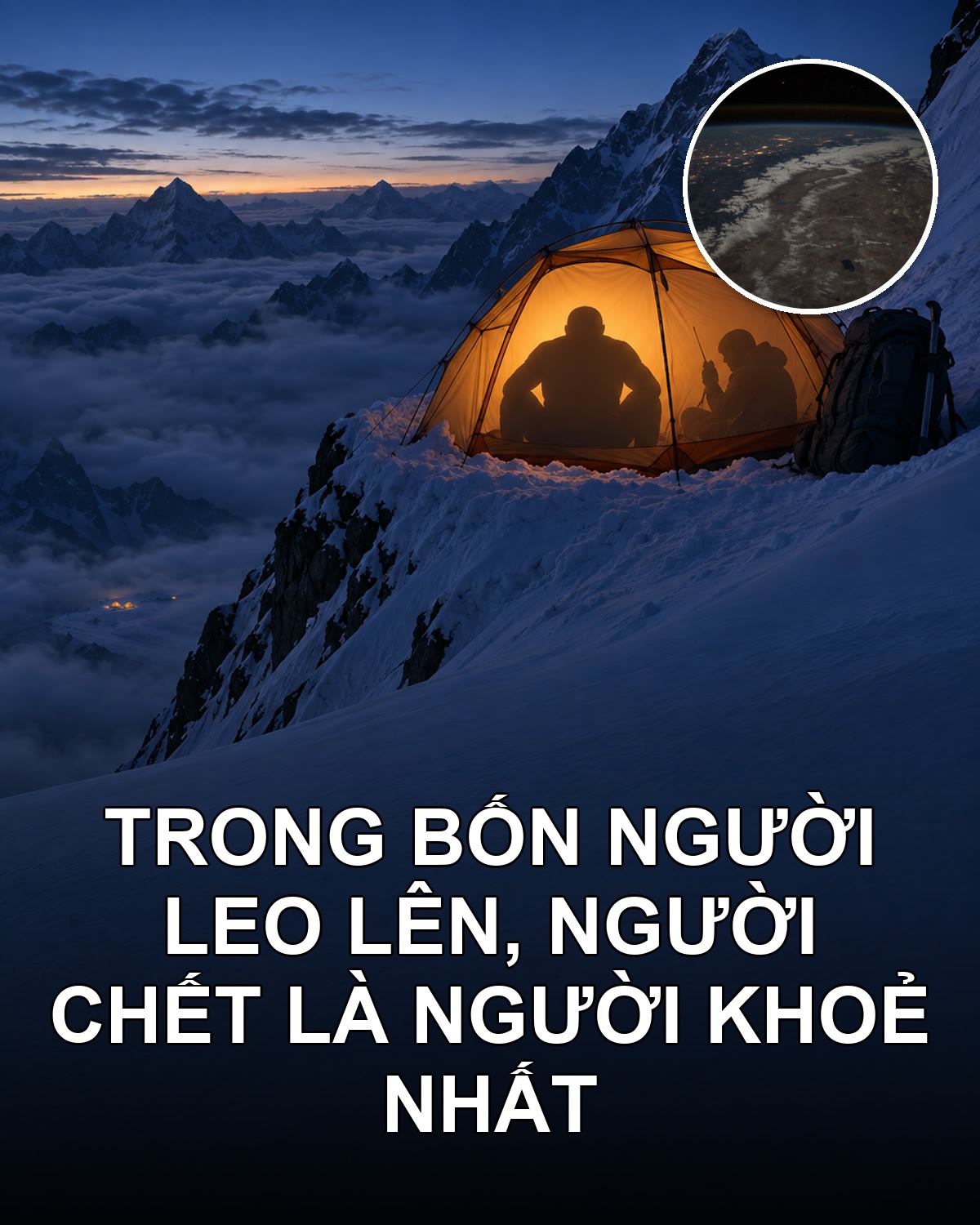 4 người leo, người chết là người đi đầu suốt cả 3 ngày