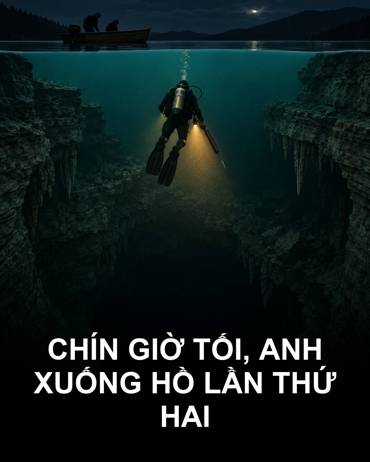 Cái hang không tên cách chỗ họ tìm mỗi ngày đúng 2 mét