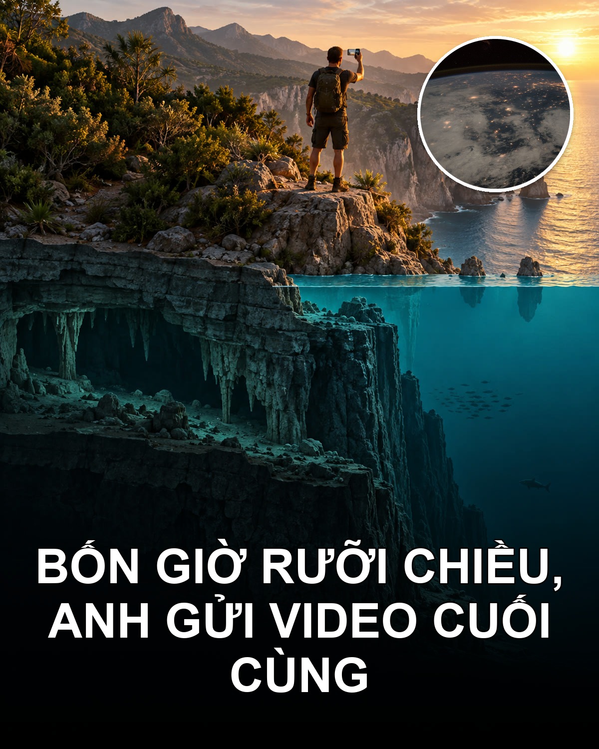Ngọn núi cao 434 mét, ngay rìa thành phố