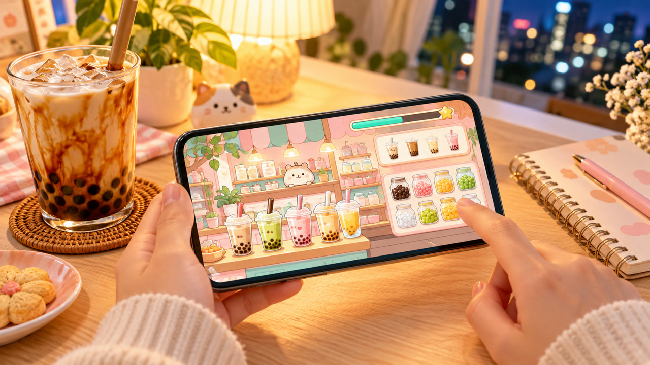 Về nhà lên game làm chủ quán trà sữa: vì sao gây nghiện